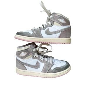 Air Jordan Retro 1 High OG Washed Pink Sneakers Size 13C